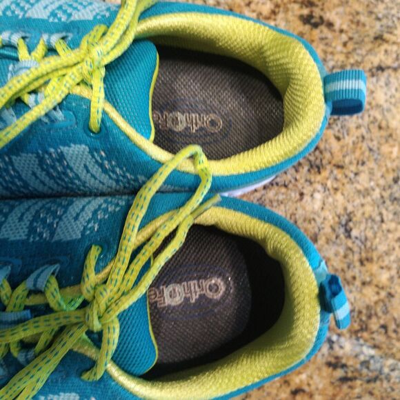 Orthofeet BioFit Coral Stretch Knit Sneakers Womens Shoe Size US 11 EE Turquoise - Picture 9 of 12